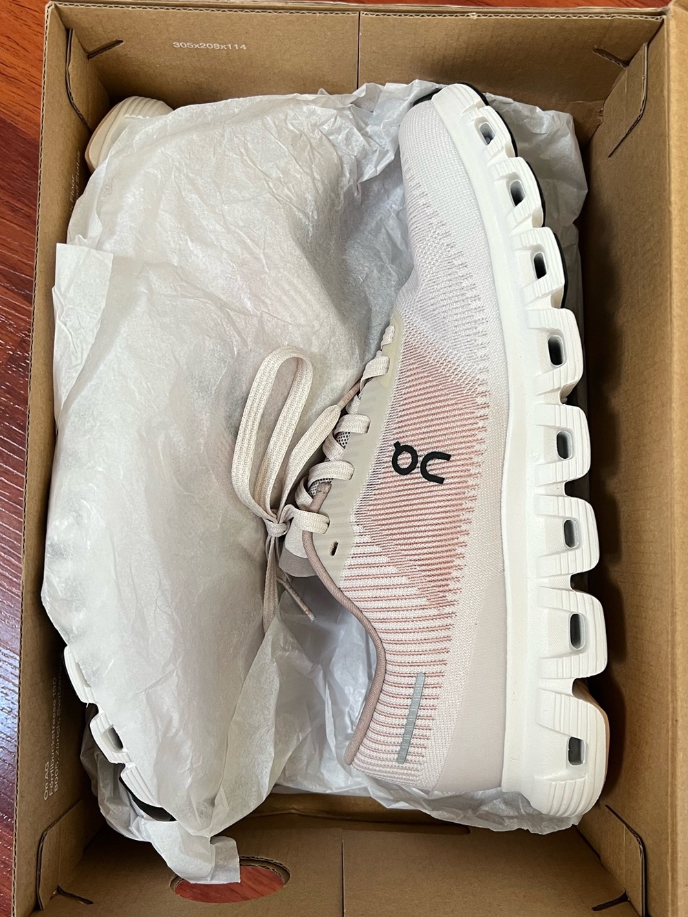 NIB On Running Cloud 6 Push Pearl Sandstone Women’s 8.5 - Picture 6 of 12
